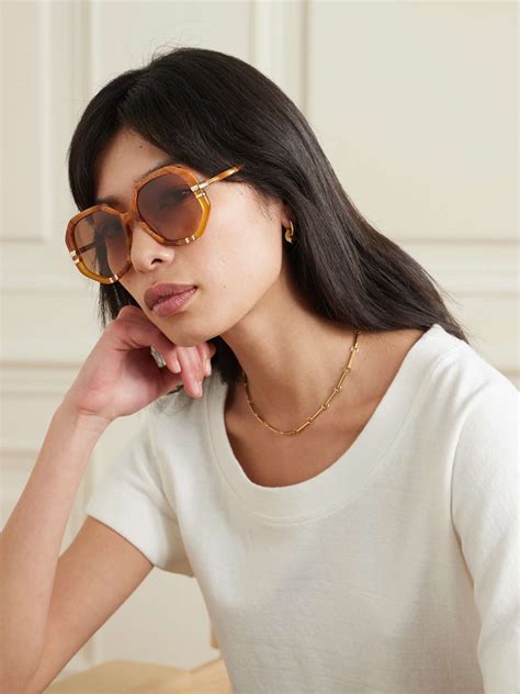 CHLOÉ EYEWEAR Oversized hexagon.